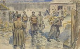 I. V. Djugashvili (Stalin) sob custódia