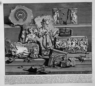 The Roman Antiquities T 3 Plat Xxix Fragmen Of Patung Dan