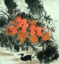 Vogels&Bloemen - Chinees schilderij