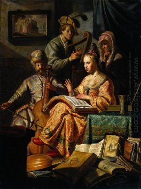 Музыкальный Аллегория 1626