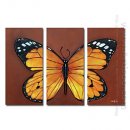 Hand-painted Animal Oil Painting - Set of 3