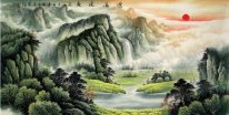 Montagnes - Peinture chinoise