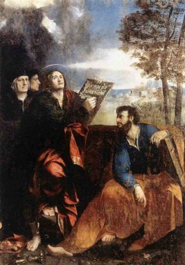 Saint-Jean et Barthélemy avec les donateurs
