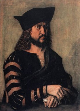 porträtt av elektor Fredrik den vise av Sachsen 1496