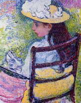 Stående av Jeanne Pissarro 1895