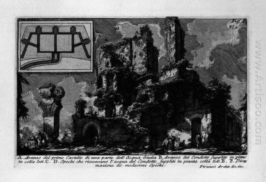 La Antigüedades romanas T 1 Plato XXVI del Aqua Julia 1756
