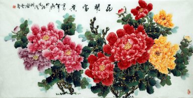 Peony - Pittura cinese