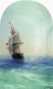 Storm op zee 1872