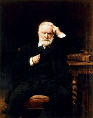 Porträtt av Victor Hugo
