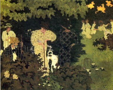 Dusk o jugar al croquet 1892