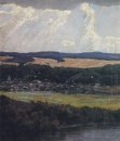 Vista de Tarusa De alta Oka Banco 1916