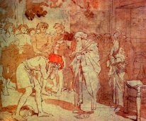 Samuel oint David pour le royaume