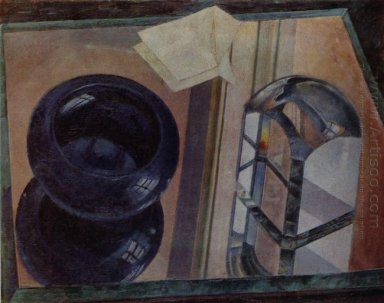 Stilleben mit einem Aschenbecher 1920