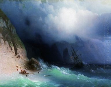 The Shipwreck Dekat Rocks 1870