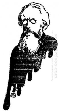 Portrait du philosophe russe Nikolai Konstantinovich Mikhailo