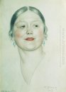 Retrato de M D Shostakovich 1923