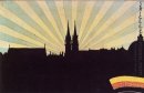 Silhouet van klosterneuburg