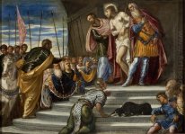 Ecce Homo Pontius Pilatus Menyajikan Kristus Untuk Crowd 1547