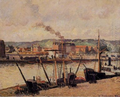 matin rouen le quais 1896