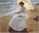 Clothilde At The Beach 1904