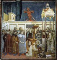 Franciscus van Assisi Voorbereiden van de Christmas Crib Bij Gre
