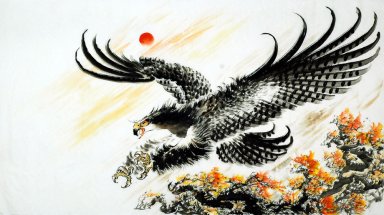 Eagle - pintura china