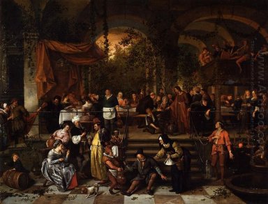 Wedding Feast At Cana 1672