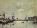 Hamnen i Ke Havre Dock Of La Barre 1888