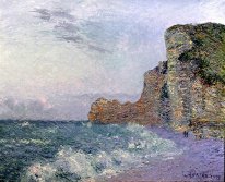 Kliffen in Normandi Avond