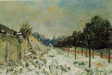 snö på Marly le roi 1875