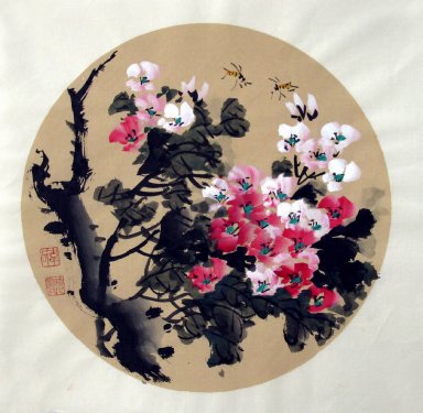 Bloemen - Chinees schilderij