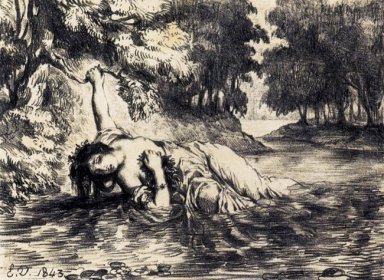 Der Tod von Ophelia 1843