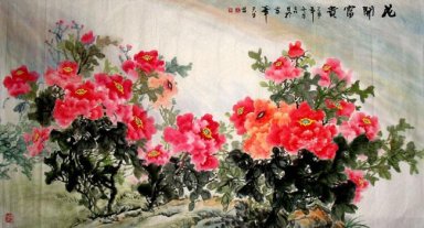 Pivoine - Peinture chinoise