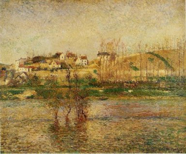 Flut in pontoise 1882