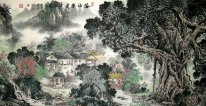 Un pequeño pueblo - la pintura china