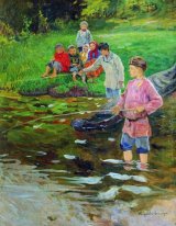 Barn Fiskare