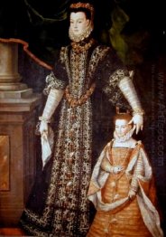 Retrato de Diane d'Andouins e sua filha