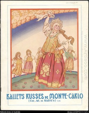 Poster Of Russian Ballet 1930