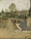 In de tuin 1875.