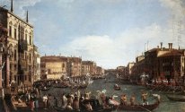 a regatta on the grand canal 1732