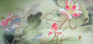 Lotus - peinture chinoise