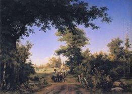 Vista à proximidade de St Petersburg 1856