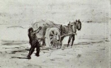 Uomo Loading Un carrello 1885