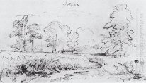 Sketch Untuk Lukisan Rye 1878