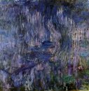 Water Lilies Reflection Of A Weeping Willows 1919