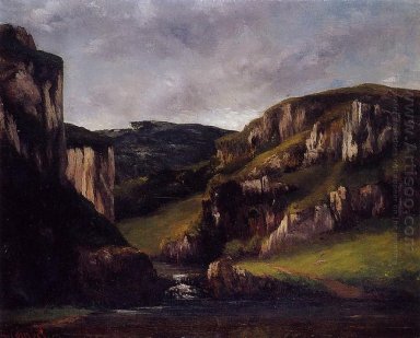 Cliffs in der Nähe Ornans 1865