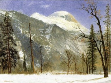 Winter in yosemite valley 1872