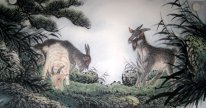 Domba - Lukisan Cina