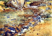 Brook tra le rocce