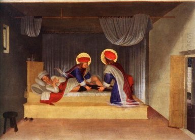 The Healing Of Justinian By Saint Cosmas Dan Saint Damian 1440